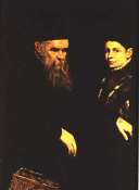 Vello e rapaz. Obra de Marietta Robusti